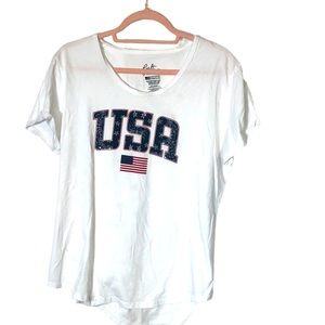Galt, white, t-shirt, size L, USA, NWOT